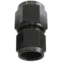 Aeroflow AF131-08-10BLK Female Swivel Coupler Reducer -8AN to -10AN Black Finish