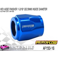 AEROFLOW HEX HOSE FINISHER 1-3/16" (30.5mm) INSIDE DIAMETER BLUE AF150-16
