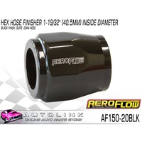 AEROFLOW HEX HOSE FINISHER 1-19/32" (40.5mm) INSIDE DIAMETER BLACK AF150-20BLK