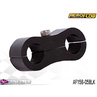 AEROFLOW BILLET ALLOY DUAL HOSE SEPARATOR BLACK FINISH 5/16" ID AF156-05BLK