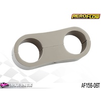 AEROFLOW BILLET ALLOY DUAL HOSE SEPARATOR TITANIUM FINISH 3/8" ID AF156-06T