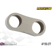 AEROFLOW BILLET ALLOY DUAL HOSE SEPARATOR TITANIUM FINISH 7/16" ID AF156-07T