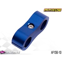 AEROFLOW BILLET ALLOY DUAL HOSE SEPARATOR BLUE FINISH 5/8" ID AF156-10