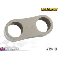 AEROFLOW BILLET ALLOY DUAL HOSE SEPARATOR TITANIUM FINISH 5/8" ID AF156-10T