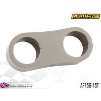AEROFLOW BILLET ALLOY DUAL HOSE SEPARATOR TITANIUM FINISH 15/16" ID AF156-15T
