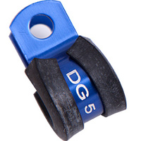 AEROFLOW AF158-06 BLUE P CLAMP 3/8" 9.5mm ID SOLD AS EACH