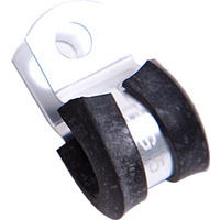 AEROFLOW AF158-06S SILVER P CLAMP 3/8" 9.5mm ID SOLD AS EACH