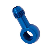 Aeroflow AF163-06 Alloy AN Banjo Fitting 5/8" to 3/8 Blue Finish