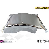 AEROFLOW CHROME DRIVE PLATE DUST COVER - GM TURBO 700 WITH CHEV V8 AF1827-3006