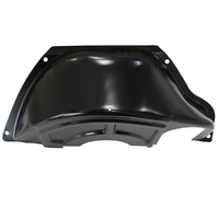 Aeroflow AF1828-3002 Black Drive Plate Dust Cover for GM Power Glide with Chev V8