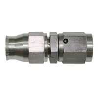 Aeroflow AF201-03 Straight Stainless Steel Hose Ends -3AN -3AN to -3 PTFE Hose