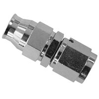 Aeroflow AF201-04S Zinc Steel Straight Hose End -4 to -4 for 200 Teflon Hose