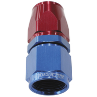 Aeroflow AF201-06D 200 / 570 Series PTFE Straight Hose End -6AN Blue / Red