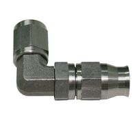 Aeroflow AF203-04 90° Stainless Steel Hose End -4AN -4AN to -4 PTFE Hose