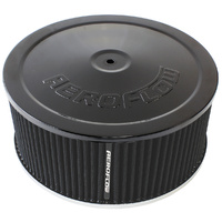 AEROFLOW AF2251-1364 BLACK 9" x 4" AIR FILTER ASSEMBLY FOR DOMINATOR CARBY