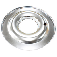 AEROFLOW AF2851-1400 CHROME 14" AIR CLEANER FILTER STEEL FLAT BASE PLATE