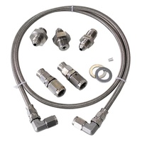 AEROFLOW AF30-1004 TURBO OIL LINE KIT - UNIVERSAL FITMENT 1 METRE LENGTH - 3AN