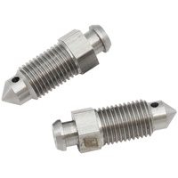 Aeroflow AF333-03 Stainless Steel 304 Brake Bleed Nipples 3/8-24" - Pair