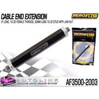 AEROFLOW CABLE END EXTENSION 5" LONG 10-32 FEMALE THREADS ( AF3500-2003 )