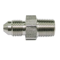 Aeroflow AF384-04-04 Stainless Steel BSP Male to AN Fitting 1/4" BSP to Male -4AN