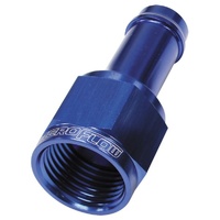 Aeroflow AF411-20 Straight -20AN Female to 1-1/2" or 38mm Blue Male Hose Barb