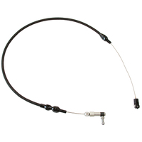 AEROFLOW AF42-1100BLK BLACK STAINLESS STEEL THROTTLE CABLE - 24" LENGTH
