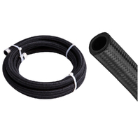 Aeroflow AF450-04-15M Black Braided E85 Light Weight Hose -4AN 450 Series x 15m