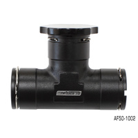AEROFLOW STRAIGHT FEMALE WATER FILL TEE WITH FILL CAP FOR LSA V8 AF50-1002