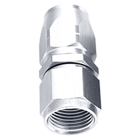 AEROFLOW AF501-06S SILVER ONE PIECE FULL FLOW SWIVEL STRAIGHT HOSE END -6AN