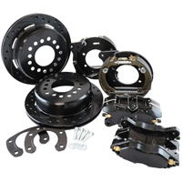 Aeroflow AF5070-1000 Ford 9" Rear Disc Brake Kit with Internal Handbrake Shoes