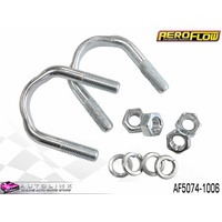 AEROFLOW DIFF UNIVERSAL JOINT FORGED U-BOLT KIT FOR 1-1/8" CAP AF5074-1006