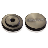 AEROFLOW AF55-1003BLK BLACK BILLET LOW PROFILE AIR CLEANER NUT 5/16" UNC