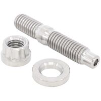 Aeroflow AF55-2000 M8 x 1.25mm Titanium Stud Nut and Washer Kit x1