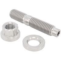 Aeroflow AF55-2004 M10 x 1.5mm Titanium Stud Nut and Washer Kit x1