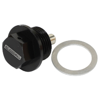 AEROFLOW AF59-2004 BLACK METRIC MAGNETIC DRAIN SUMP PLUG & WASHER M14 x 1.5mm