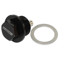 AEROFLOW BLACK METRIC MAGNETIC DRAIN SUMP PLUG & WASHER M16 x 1.5mm AF59-2005