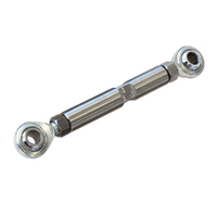 AEROFLOW STAINLESS STEEL 3/8" EYELET ADJUST ROD END 146mm + 25mm AF60-4007
