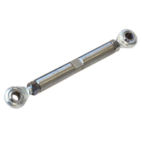 AEROFLOW STAINLESS STEEL 3/8" EYELET ADJUSTMENT ROD 168mm + 25mm AF60-4008