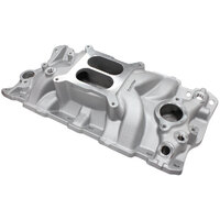 Aeroflow AF6010-1000 Street Dual Plane Intake Manifold Non EGR For SBC 262-400