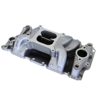 Aeroflow AF6010-1001 Air Gap Dual Plane Intake Manifold Non EGR For SBC 262-400