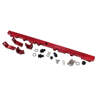 AEROFLOW AF64-2004R FORD 4.0L BA - BF XR6 TURBO BILLET FUEL RAIL KIT RED