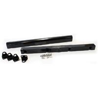 AEROFLOW AF64-2005BLK BLACK BILLET EFI FUEL RAILS FOR HOLDEN GM LS1 V8 5.7L
