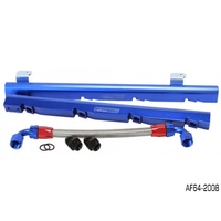 AEROFLOW AF64-2008 BLUE BILLET EFI FUEL RAIL FOR HOLDEN V8 304 - 355 EFI