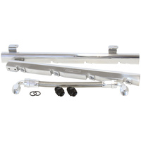 AEROFLOW AF64-2008P POLISHED BILLET EFI FUEL RAIL FOR HOLDEN 304 - 355 EFI V8