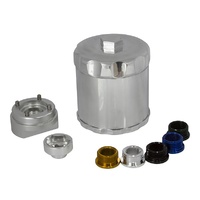 Aeroflow AF64-2108 Billet Oil Cooler Sandwich Adapter 2 x -8 ORB & 2 x 1/8" NPT