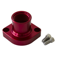 AEROFLOW FORD CLEVELAND 302 351 BILLET THERMOSTAT HOUSING WATER NECK - RED