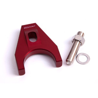 AEROFLOW RED BILLET DISTRIBUTOR HOLD DOWN CLAMP FOR ALL CHEV V8 AF64-2032R