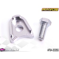 AEROFLOW SILVER BILLET DISTRIBUTOR CLAMP FORD V8 CLEVELAND & WINDSOR AF64-2035S