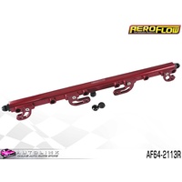 AEROFLOW BILLET FUEL RAIL KIT RED FOR FORD FG 4.0L XR6 TURBO F6 F6E AF64-2113R