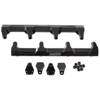 Aeroflow AF64-2124BLK Black Billet Fuel Rail for Holden GM V8 LSA Supercharged